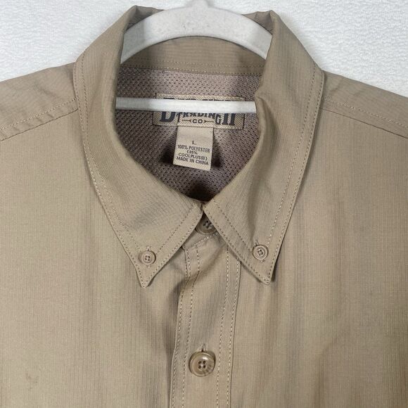 Duluth Trading Company CoolPlus Ripstop Long Sleeve Shirt Khaki Size L - Picture 11 of 15